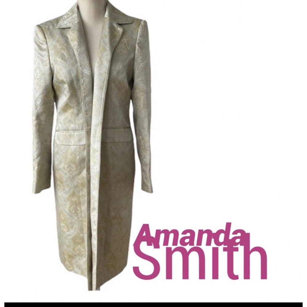 Amanda Smith women’s designer 100% silk blazer